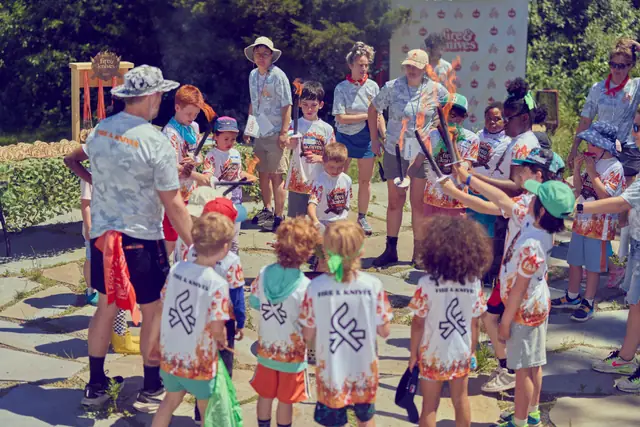 The torch ceremony at the first Fire & Knives Games.